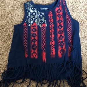 Cute flag tank top